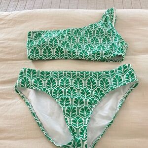 Alex Marie Green Leaf Print Bikini